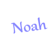NAME_Noah.png Настенное искусство в стиле минимализма