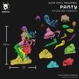 Panty_Standard_Cuts.png Panty & Stocking STL for 3D Printing