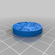 Aghar.png Personalised 32mm bases for Orc / Ork Units for Dungeons & Dragons, Warhammer, 40k or other Tabletop Games