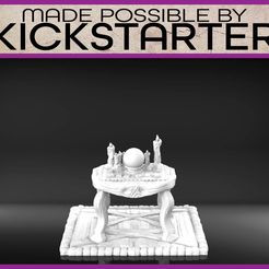 Crystal_Ball-01.jpg Файл STL Хрустальный шар - настольный скаттер・3D-печатная модель для загрузки