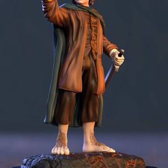 Frodo.jpg STL file Frodo Lord of the Rings・3D printing template to download