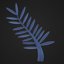 Palm_1.png STL file Palm Leaf・3D print design to download