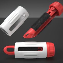 Line_Spinnerv1b.735.jpg STL file Fishing Line Waste Collector V1・3D printing design to download