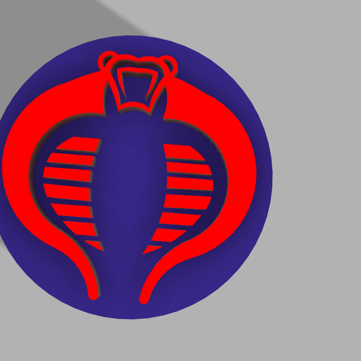 Cobra Ink Stamp 3D model