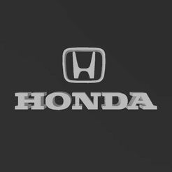 5.jpg Free STL file Honda logo・Model to download and 3D print