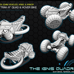 PREVIEW.png Fichier STL gratuit Quad et moto hybride "TRACK-R" - 28-32mm - Le quadrant ignis・Idée pour impression 3D à télécharger