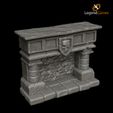 Fireplace-No-Guard-Thumbnail-V1.jpg Fireplace - Gothic Fireplace with Festive Christmas Version - LegendGames
