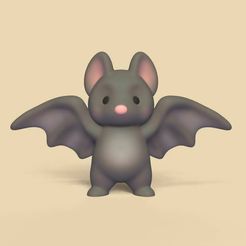 Cod89-Baby-Bat-1.jpeg 3D file Baby Bat・3D printing model to download
