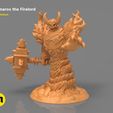 ragnaros-orange-render.513.jpg Archivo 3D Lámpara del Señor del Fuego - Ragnaros・Design para impresora 3D para descargar