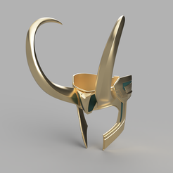 Ragnarok_Loki_Helmet_V2_001.png 3D file Loki's Ragnarok Helmet・3D printable model to download