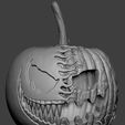 VenomPumpkin01.jpg Venom Pumpkin Holloween Jackolantern 3D print model