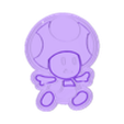 Mario llavero color.obj Toad Keychain (The Little Mushroom)