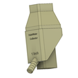 Rain Barrel Diverter ver02 v9-09.png Rainwater Collector Fits 2X3 inch Residential Downspouts for barrel