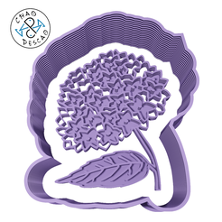 Ramo_De_Flores.png STL file Bunch Flowers - Cookie Cutter - Fondant - Polymer Clay・Design to download and 3D print