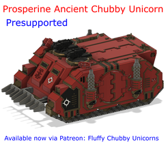 Prosperine-Ancient-Chubby-Unicorn.png Fichier STL Prosperine Ancient Chubby Unicorn・Objet pour impression 3D à télécharger, Bum_Fluff