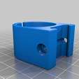 Ar3amas-PicatinnyCylinderHolder-21mmOpenClamp-L24mm75-D31mm2-center.png Suporte de cilindro Picatinny personalizável - Braçadeira aberta para calha Pic de 0,835 pol. e 21 mm