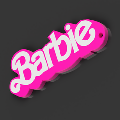barbie.png Barbie Keychain (Barbie Keychain)
