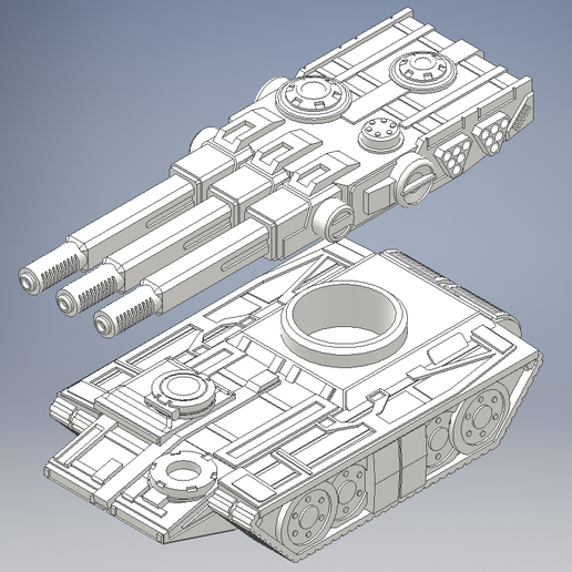 Di Morgan Assault Tank for BattleTech