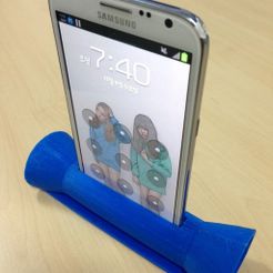 tube_speaker_display_large.jpg Fichier STL gratuit Galaxy Note 2 Enceinte à tube imprimé 3D・Idée pour impression 3D à télécharger