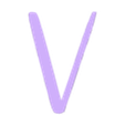 V.stl BARBIE Letters and Numbers | Logo