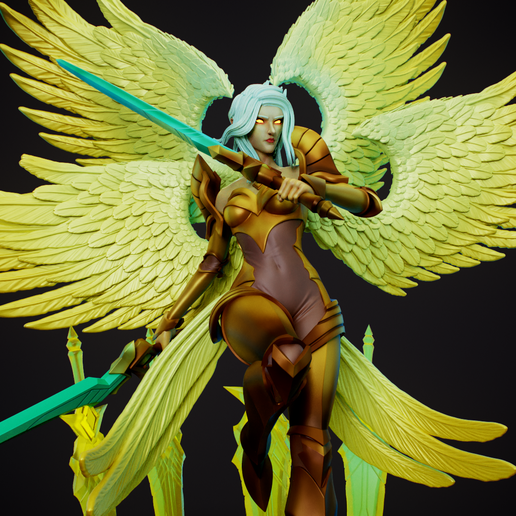 Kayle - League of Legends 3D model