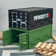 Stackable.jpg 3D Printable Foldable and Stackable Shipping Container