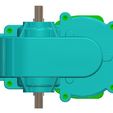 Q1.jpg Non-contact single-stage worm gear reducer design plan for 3d printing