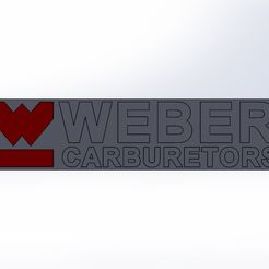 Weber-Emblem-Heck.jpg Archivo STL VW Golf Weber GTI VR6 insignia emblema Corrado Vento Jetta 16v・Modelo para descargar e imprimir en 3D, Niemeyertim