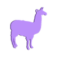 Llama - keychain.stl Porte-clés lama / alpaga