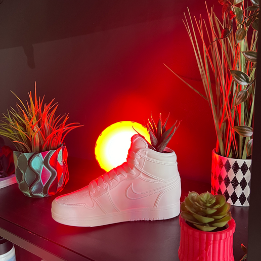 Air Jordan support for Ikea flower pots