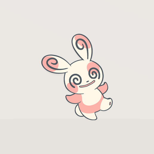 Pokemon Hoenn Spinda #327 Keychain