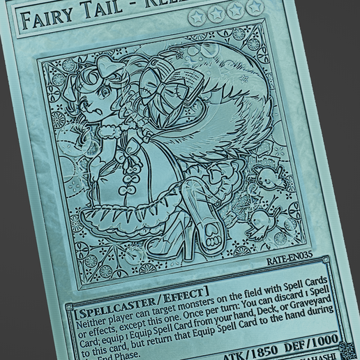 Fairy Tail - Rella - YU-GI-OH! STL File for 3D printingCults