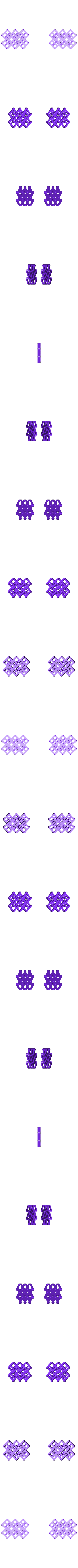 chainmail_flowalistik_multi_josefprusa_part5.stl Chainmail - Çift Ekstrüzyonlu 3D Yazdırılabilir Kumaş