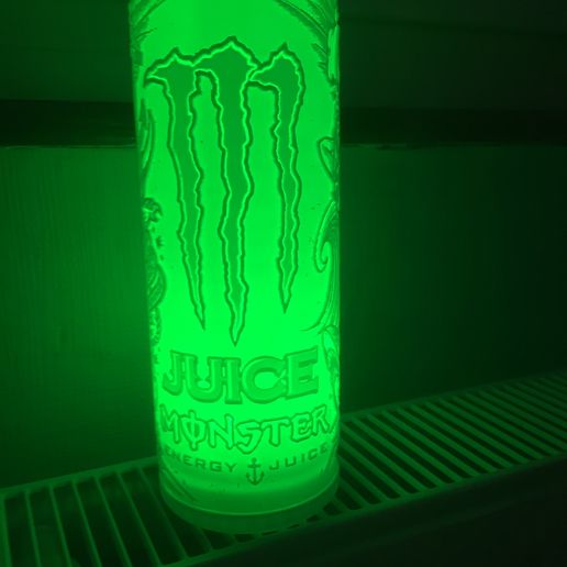 🔦 LITHOPHANY LAMP MONSTER ENERGY nitro super dry・Arquivo STL