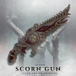 SCORN SCORN GUN FILES FOR 3D PRINTING STL-Datei Gewehr / Pistole (Scorn)・3D-Druckvorlage zum Herunterladen
