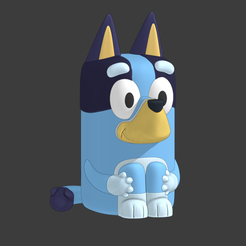 Bluey3.png 3D-Datei Bluey wird nicht unterstützt・3D-Druckvorlage zum Herunterladen
