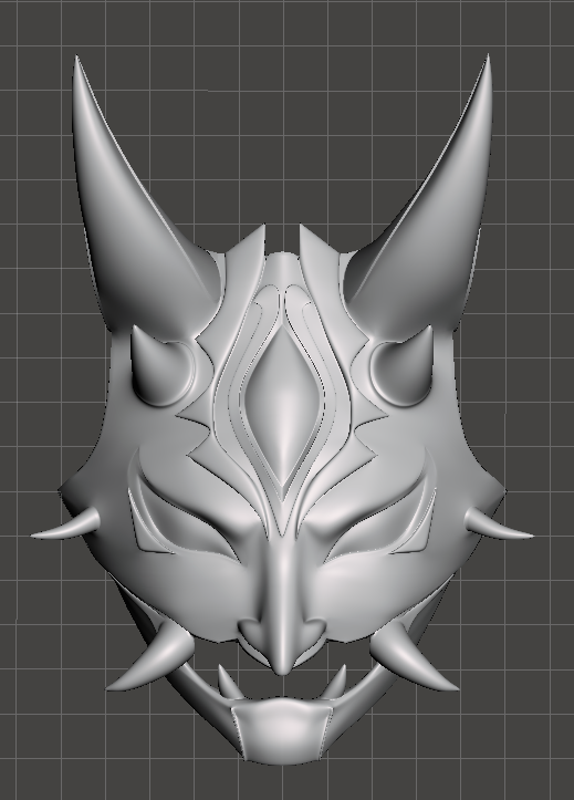 Fichier STL impact xiao mask genshin・Plan à imprimer en 3D à