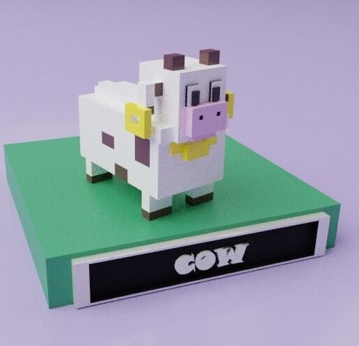 vaca-1.jpg Minecraft cow model | STL file for 3D printing