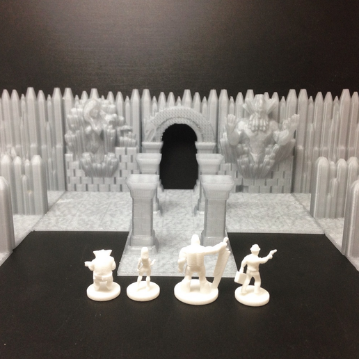 Wayfarer Modular Arcane Sanctuary Terrain Tiles (18mm scale) 3D model