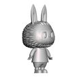 Labubu-3D-Print-Model5.jpeg 🌼 Labubu 3D Print Model – Whimsical Character Statue 🐰