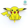 Folie2.jpg Fichier STL PORTE-CLÉS MURAL PIKACHU : Il faut attraper toutes les clés ! - Impression 3D pour les amateurs de Pokemon・Design pour impression 3D à télécharger
