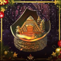the-grand-pyramid.jpg 3D file Snow Globe | The Grand Pyramid, Mythic Roll Ornament・3D printable model to download