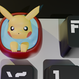 taza-pikachu-keycap-pokemon-3.png KEYCAP PIKACHU IN MUG - POKEMON
