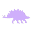 Stegosaurus.stl Dinosaur Wall Art