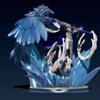 WIP24.jpg One Piece - Aokiji Kuzan Marine Admiral statue - Blue Pheasant 3D print model