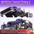 MRCC_TPB2_MAIN_2048x2048_15C3D.jpg MyRCCar Typical Pickup Body 2. Multi-Wheelbase and Multi-Style RC Truck body