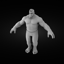 Hulk-render1.png Archivo STL Hulk・Objeto de impresión 3D para descargar