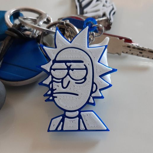 Rick Sánchez Keychain 3D model
