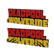 bitmap.png 3D ÇOK RENKLİ LOGO/TABELA - Deadpool ve Wolverine (İki Sürüm)