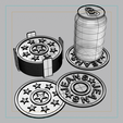 jeanscoasters_gh1.png Jeans Buttons Coasters with Holder